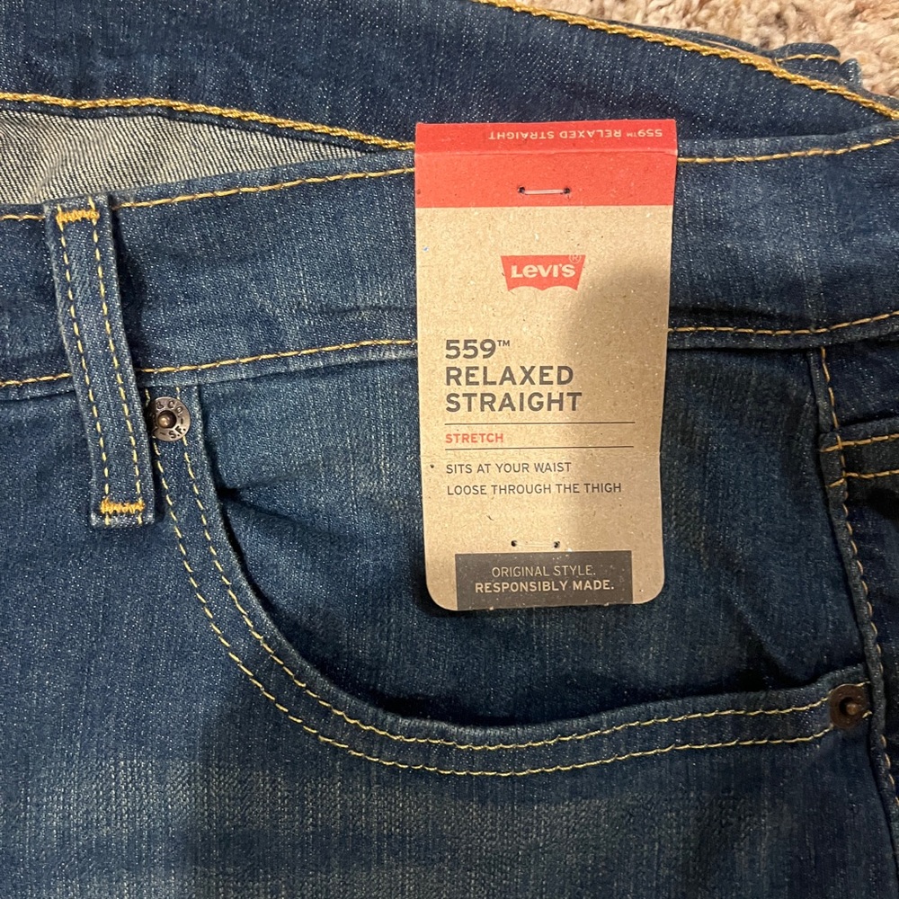 Levi's Denim Relaxed Straight Jeans